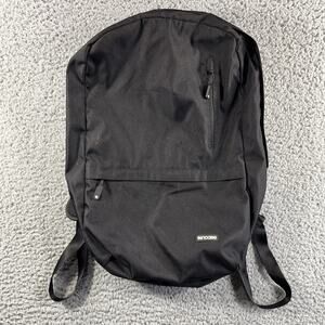 INCASE CAMPUS BACKPACK BLACK LAPTOP BOOK BAG SHOULDER STRAPS COMPACT ZIP UP